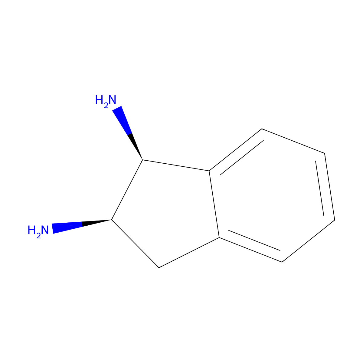 (1S,2R)-2,3-Dihydro-1H-indene-1,2-diamine molecular structure, CAS 218151-56-5