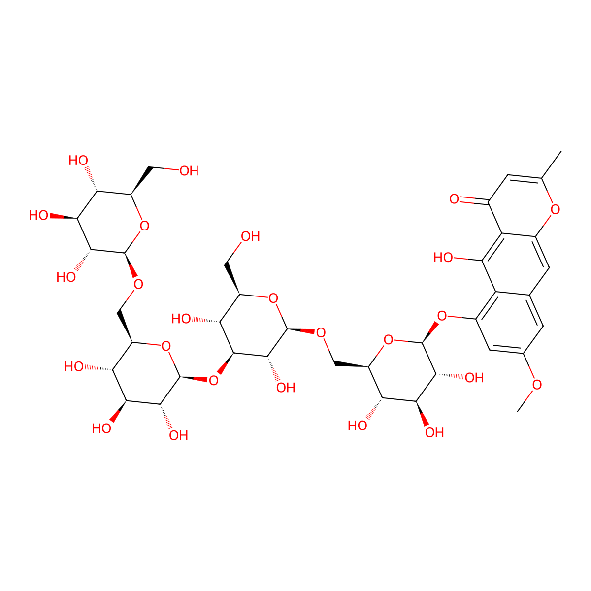 Cassiaside B2 molecular structure, CAS 218155-40-9
