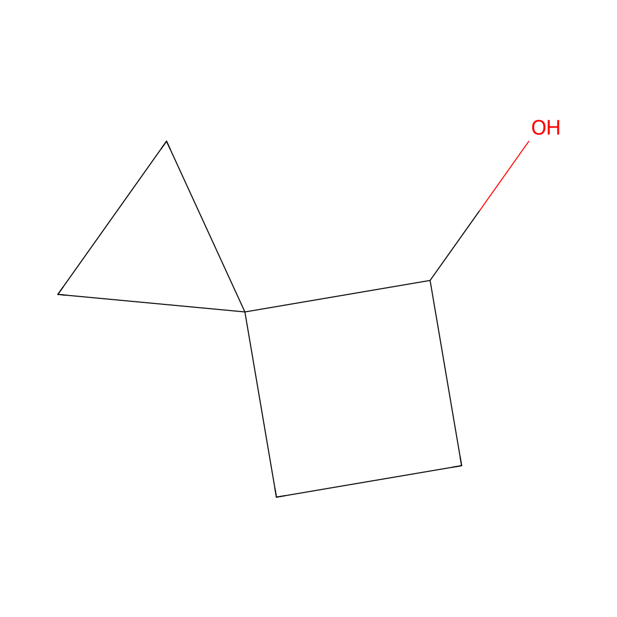 Spiro[2.3]hexan-4-ol molecular structure, CAS 21816-25-1