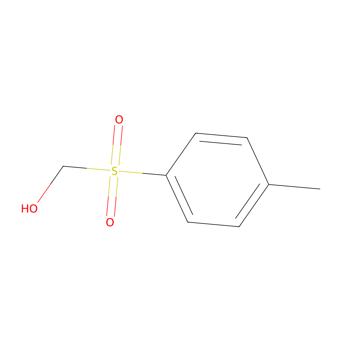Methanol, 1-[(4-methylphenyl)sulfonyl]- molecular structure, CAS 2182-69-6