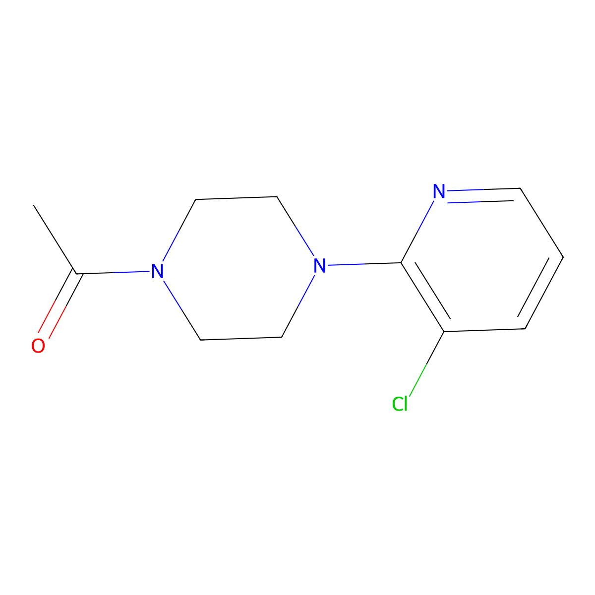 1-[4-(3-Chloropyridin-2-yl)piperazin-1-yl]ethan-1-one molecular structure, CAS 2182122-86-5