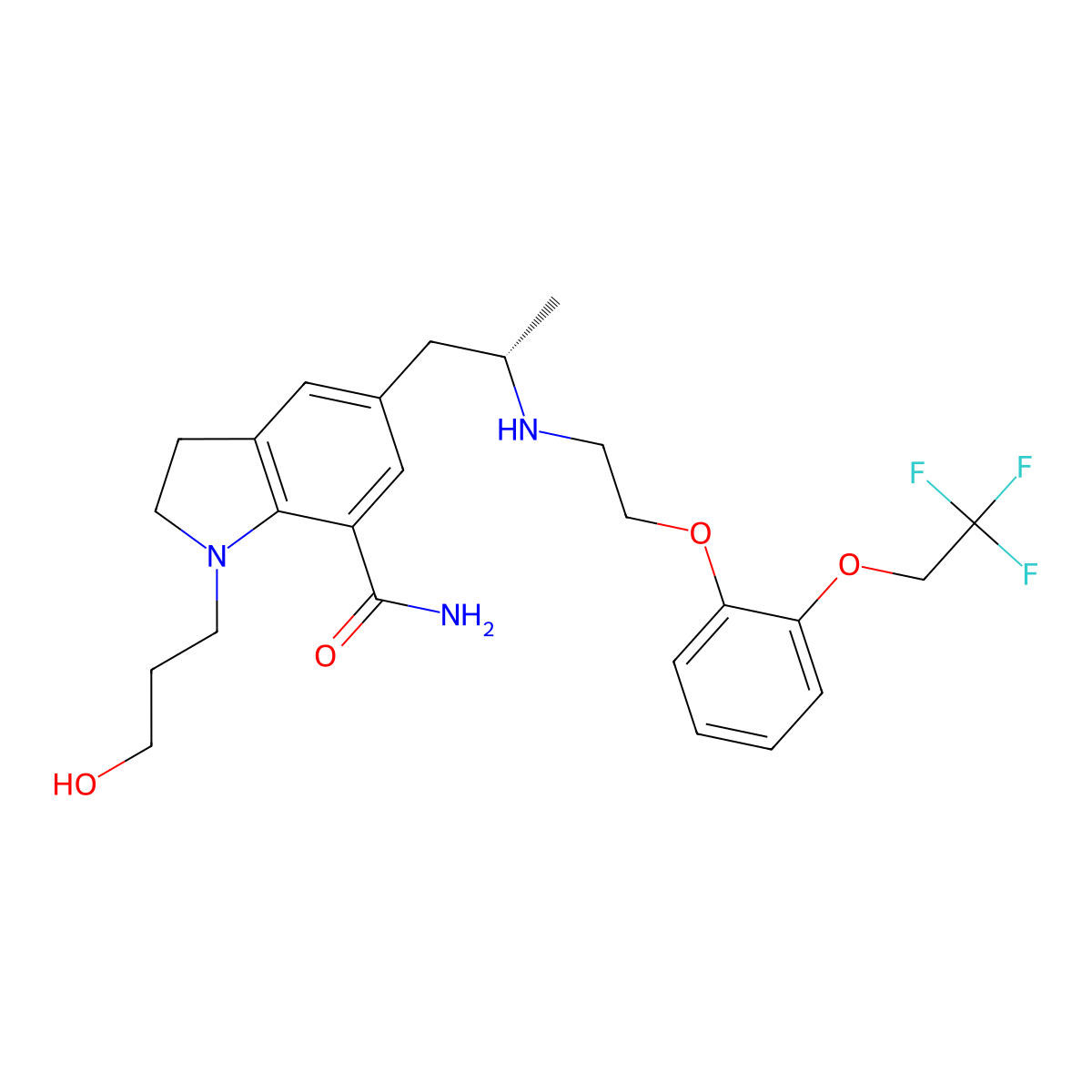 (S)-Silodosin molecular structure, CAS 2182279-45-2