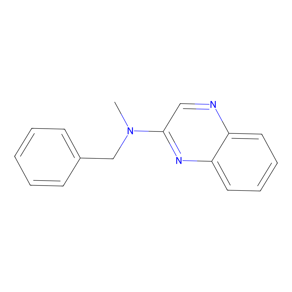 N-benzyl-N-methylquinoxalin-2-amine molecular structure, CAS 2182533-30-6