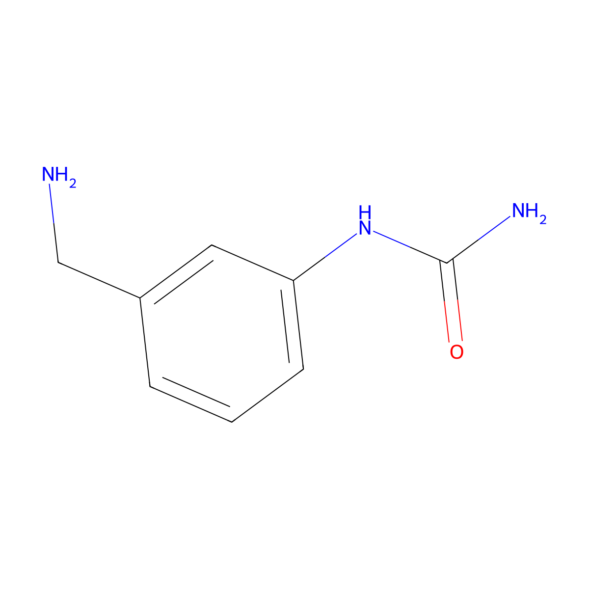 [3-(Aminomethyl)phenyl]urea molecular structure, CAS 218300-41-5