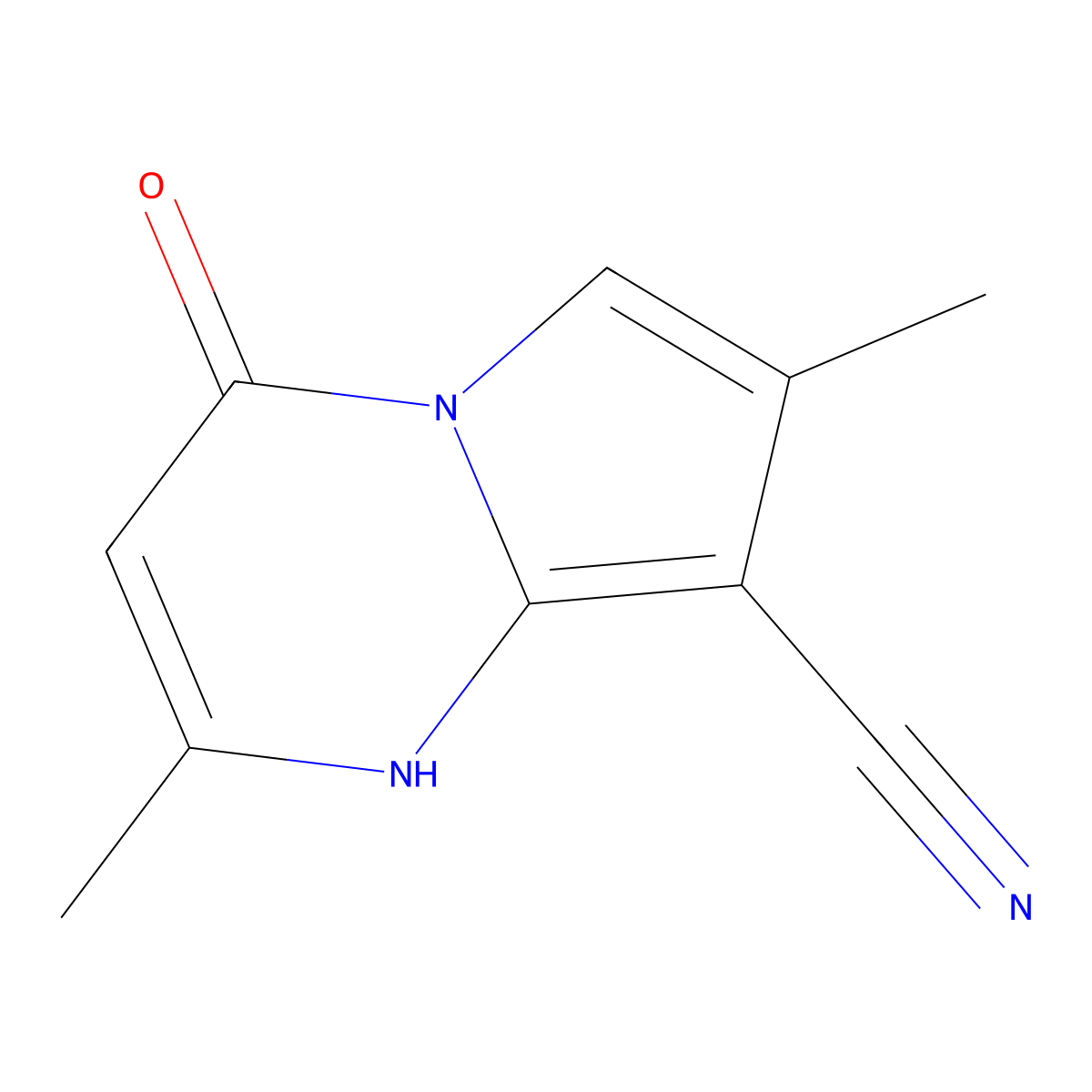 Pyrrolo[1,2-a]pyrimidine-8-carbonitrile, 4-hydroxy-2,7-dimethyl- molecular structure, CAS 2183215-98-5