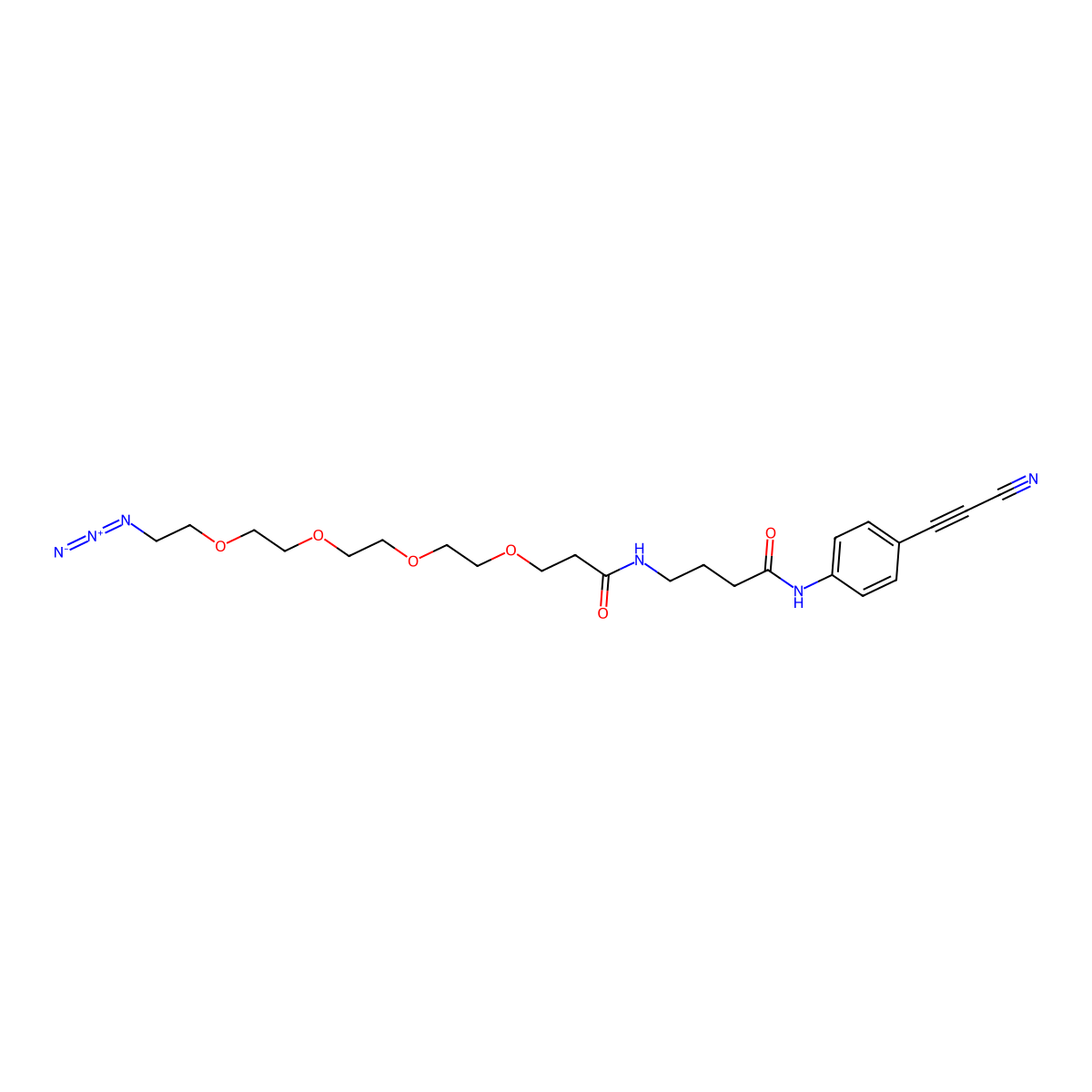APN-C3-PEG4-azide molecular structure, CAS 2183440-32-4