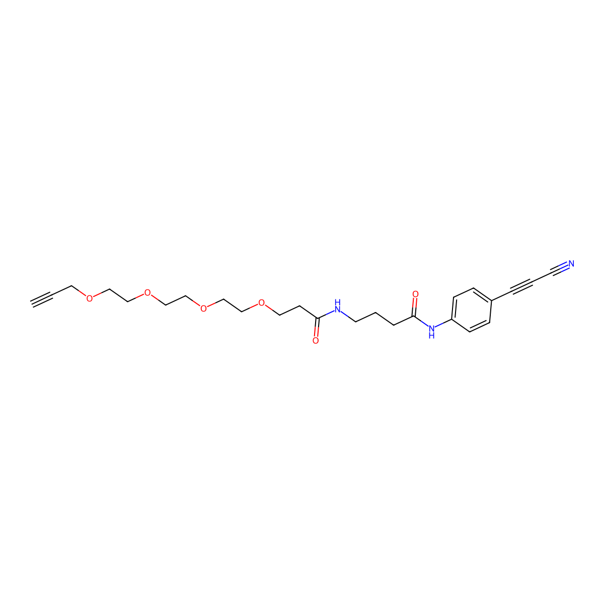 APN-C3-PEG4-alkyne molecular structure, CAS 2183440-36-8