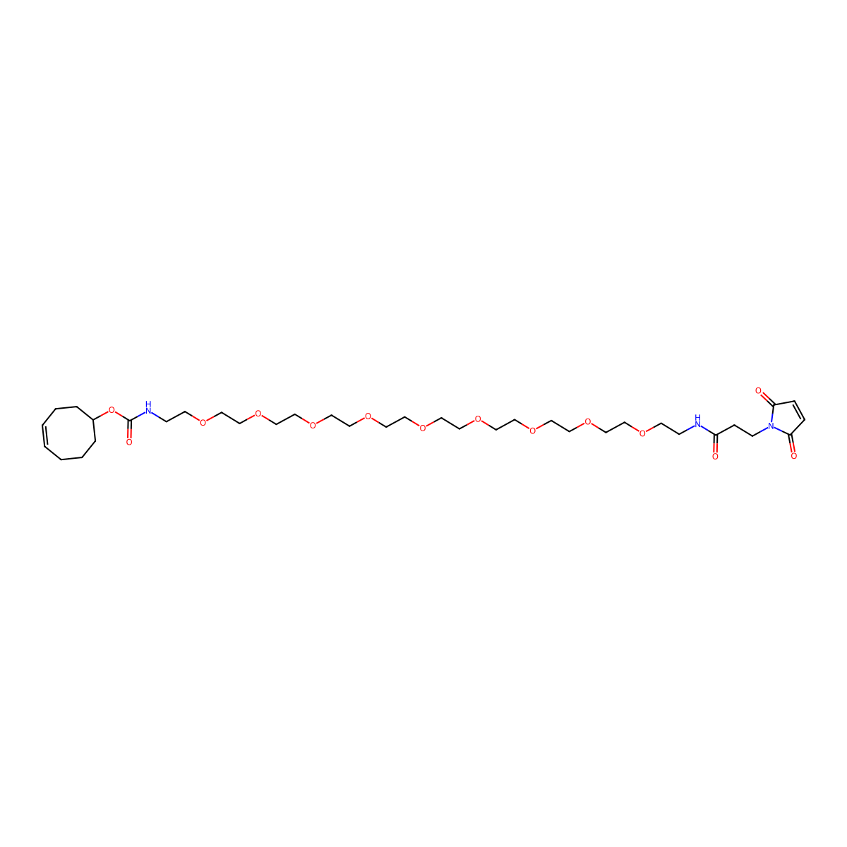 TCO-PEG9-maleimide molecular structure, CAS 2183440-37-9