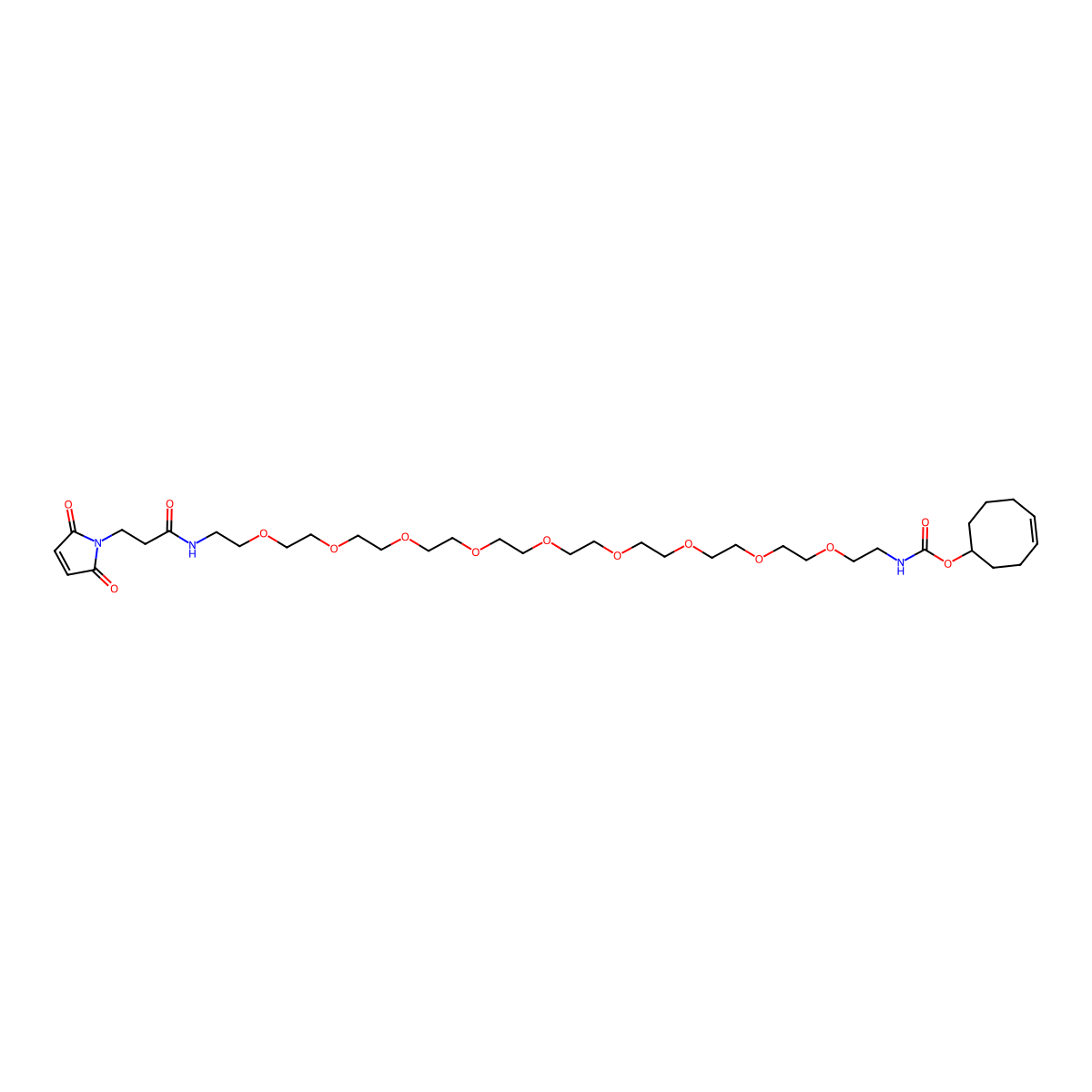 TCO-PEG9-maleimide molecular structure, CAS 2183440-37-9