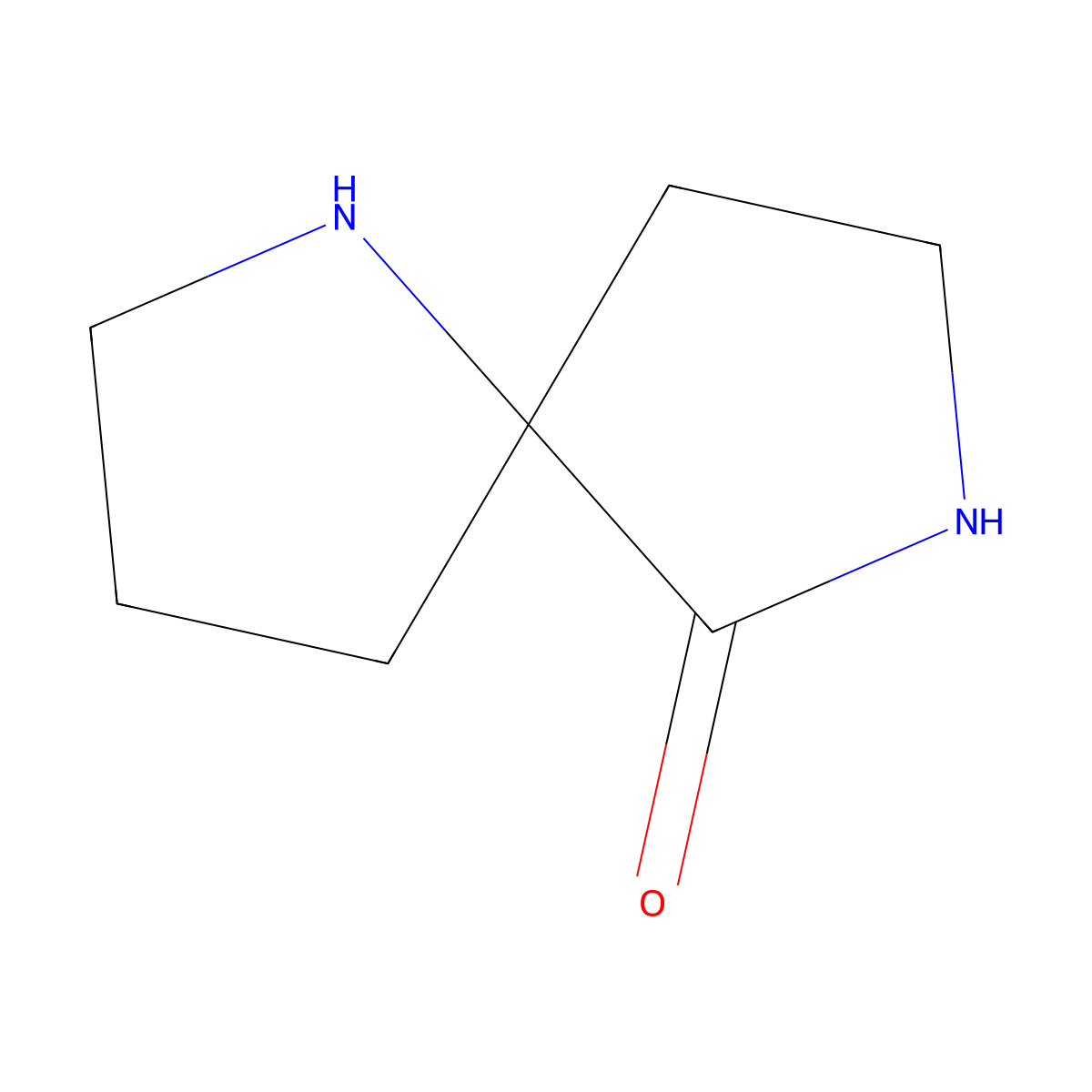 (5R)-1,7-diazaspiro[4.4]nonan-6-one molecular structure, CAS 2183458-74-2