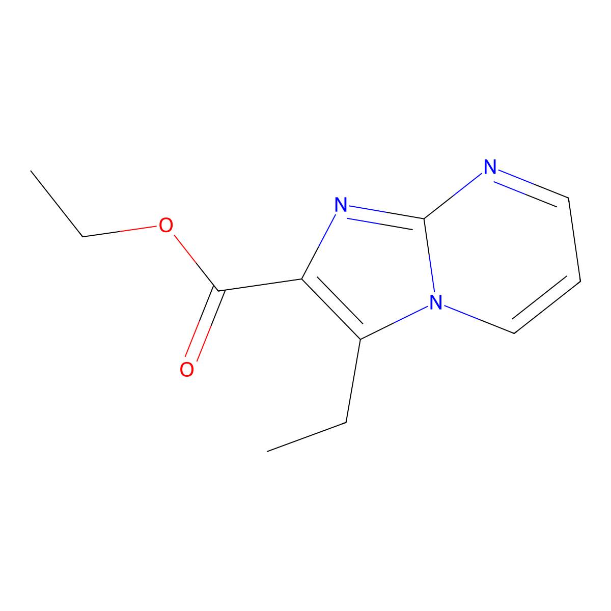 Ethyl 3-ethylimidazo[1,2-A]pyrimidine-2-carboxylate molecular structure, CAS 2183512-81-2