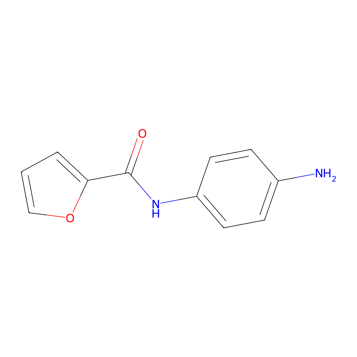 N-(4-aminophenyl)-2-furamide molecular structure, CAS 21838-58-4