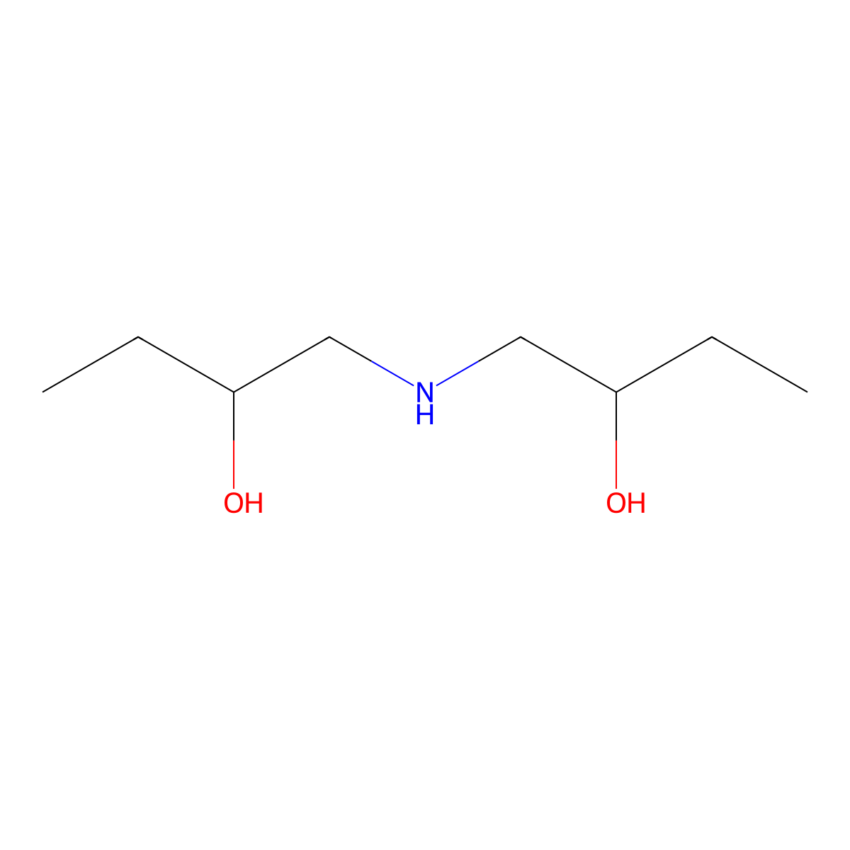 1-(2-Hydroxybutylamino)butan-2-ol molecular structure, CAS 21838-75-5