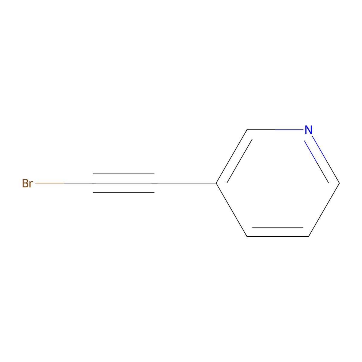 3-(Bromoethynyl)pyridine molecular structure, CAS 218431-38-0