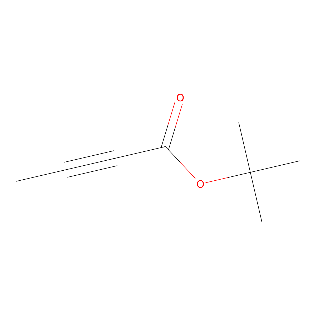 Tert-butyl but-2-ynoate molecular structure, CAS 218457-99-9