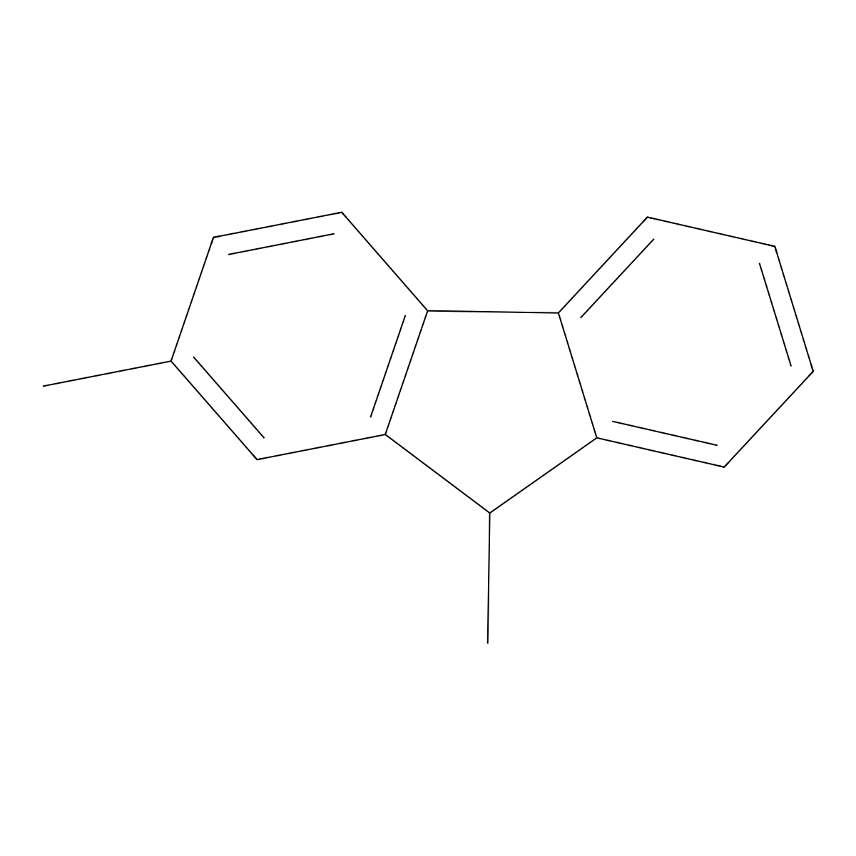 2,9-Dimethylfluorene molecular structure, CAS 21846-26-4