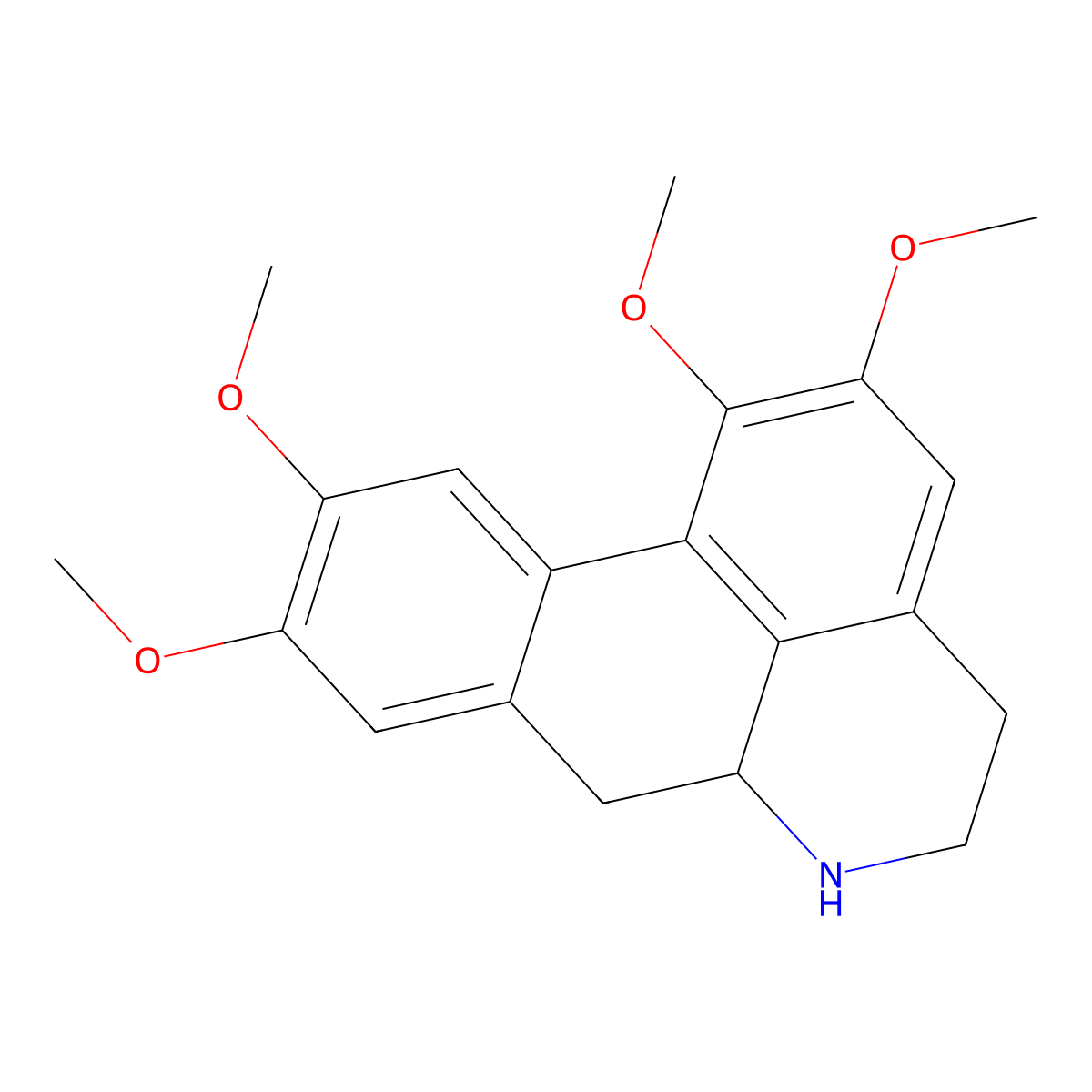 Norglaucine molecular structure, CAS 21848-62-4