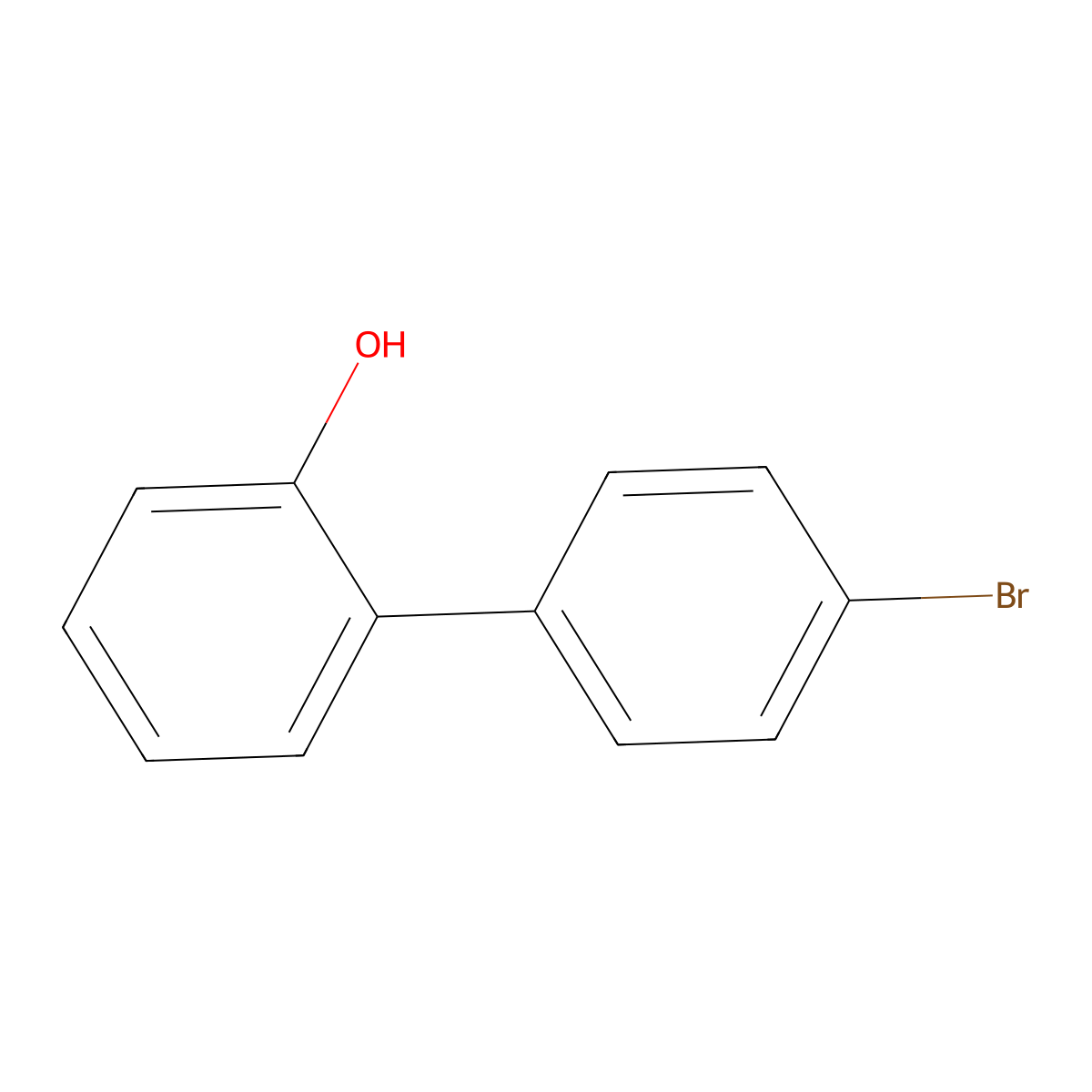 4'-Bromo-[1,1'-biphenyl]-2-ol molecular structure, CAS 21849-89-8