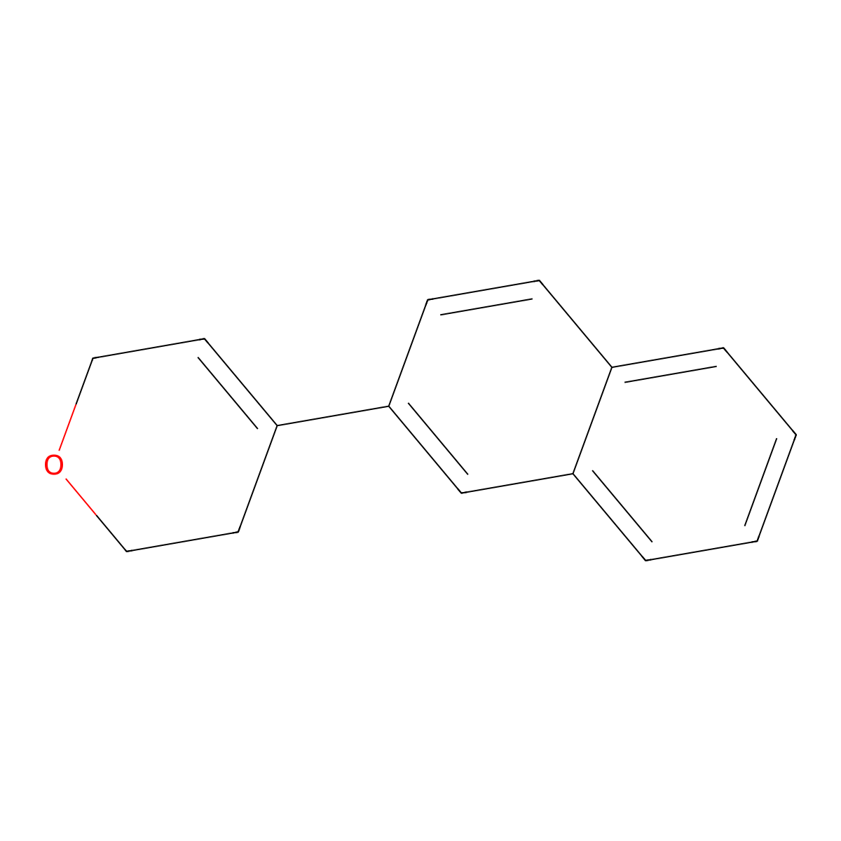 3,6-Dihydro-4-(2-naphthalenyl)-2H-pyran molecular structure, CAS 2184996-29-8