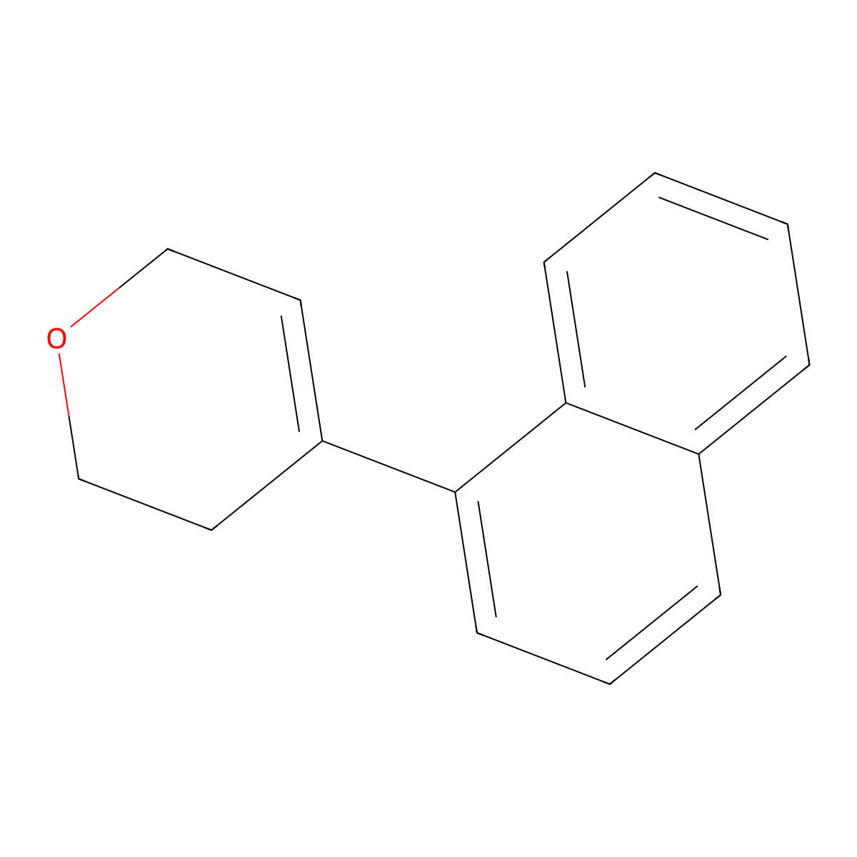 3,6-Dihydro-4-(1-naphthalenyl)-2H-pyran molecular structure, CAS 2184996-41-4