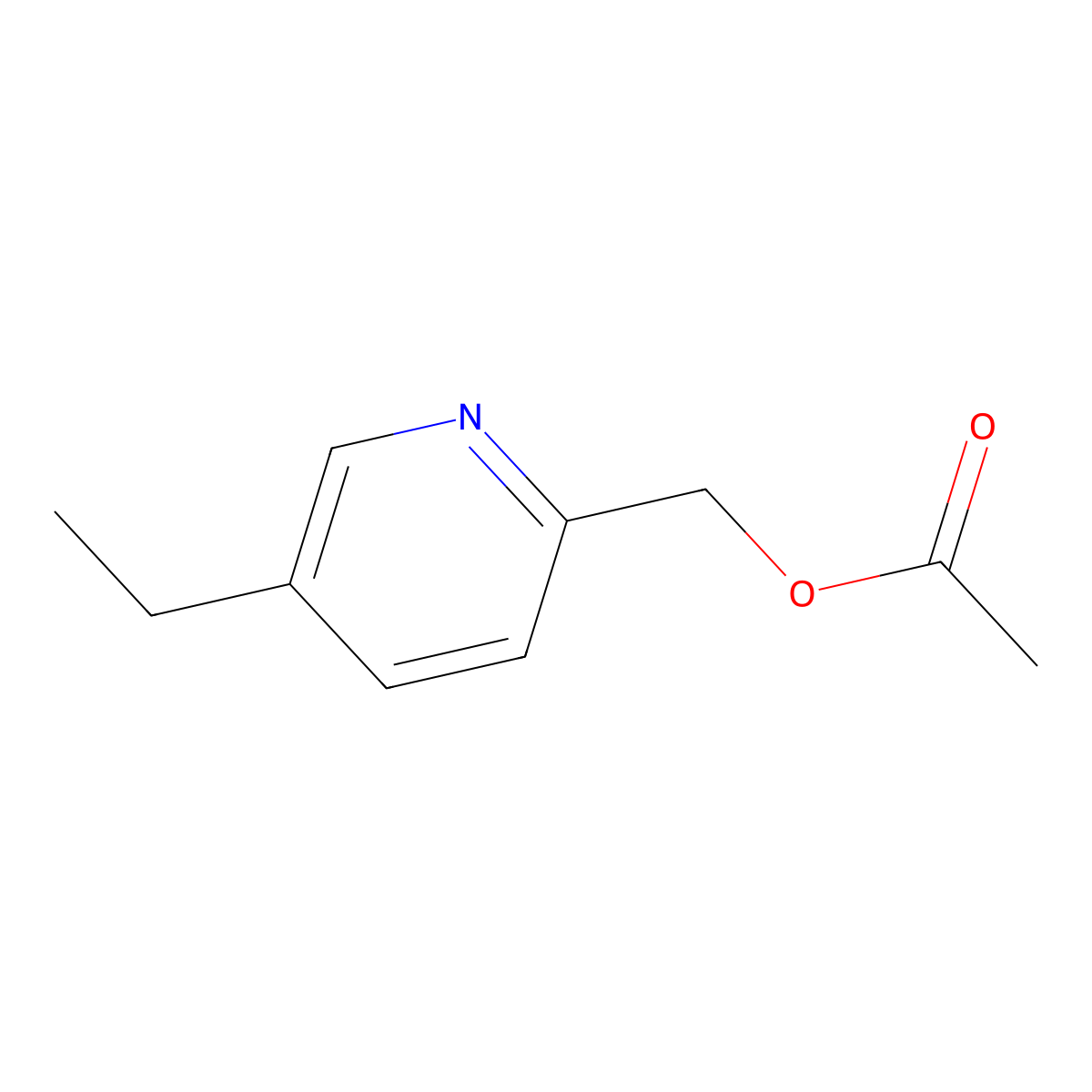 (5-Ethylpyridin-2-yl)methyl acetate molecular structure, CAS 21852-60-8