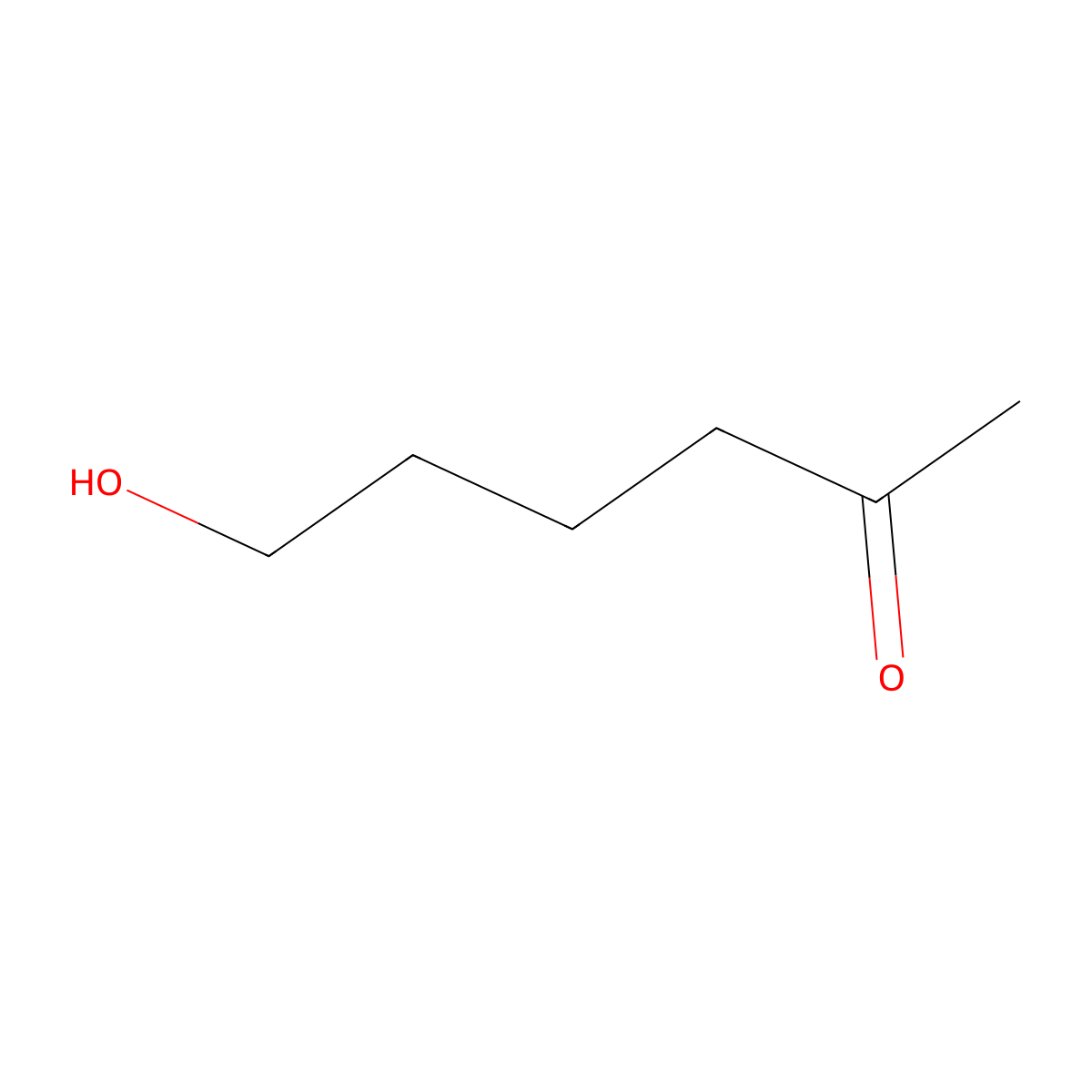 6-Hydroxyhexan-2-one molecular structure, CAS 21856-89-3