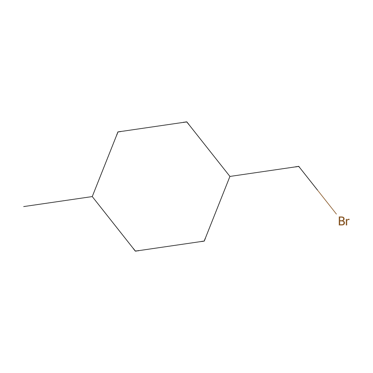 1-(Bromomethyl)-4-methylcyclohexane molecular structure, CAS 21857-32-9