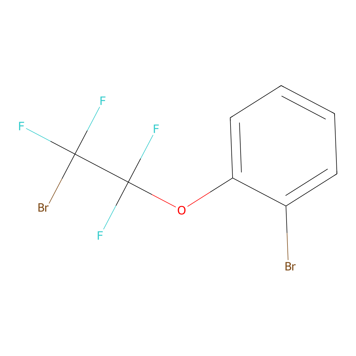 1-Bromo-2-(2-bromo-1,1,2,2-tetrafluoroethoxy)benzene molecular structure, CAS 2185840-24-6