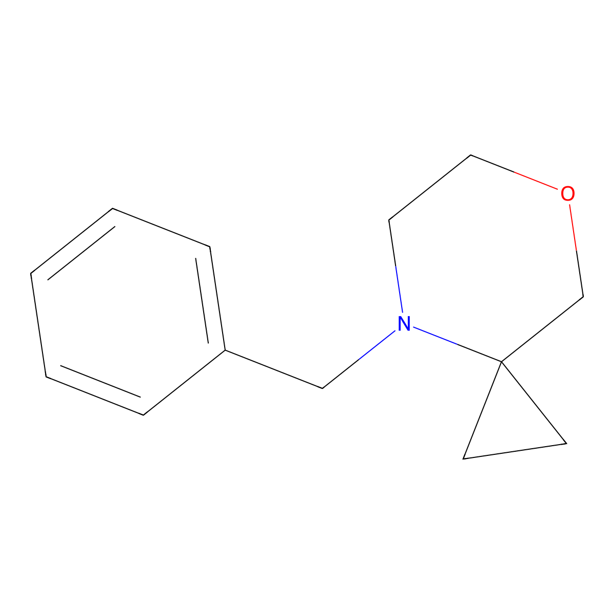 4-Benzyl-7-oxa-4-azaspiro[2.5]octane molecular structure, CAS 218594-11-7