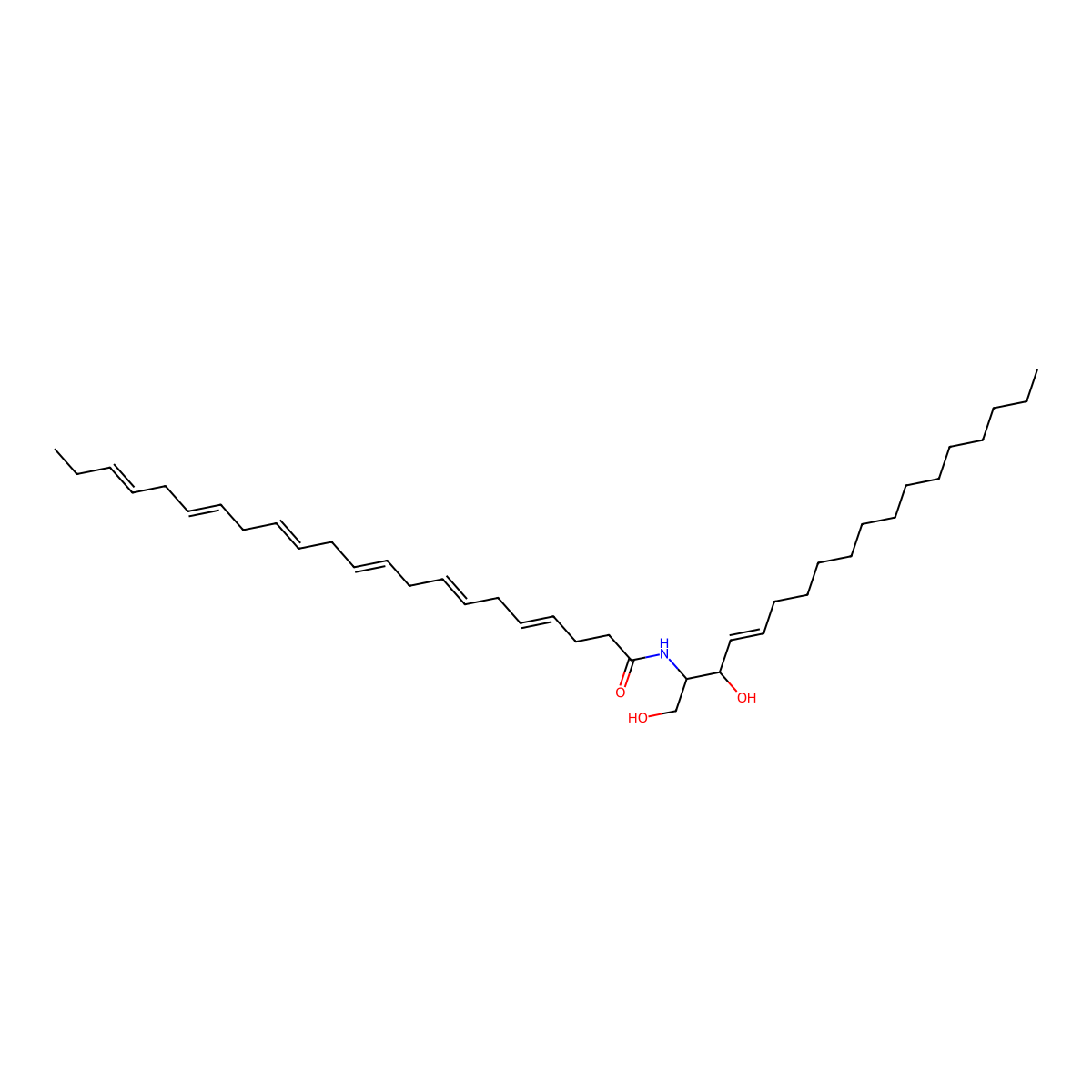 DHA Ceramide molecular structure, CAS 218608-43-6