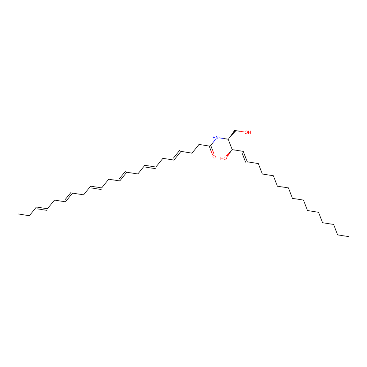 DHA Ceramide molecular structure, CAS 218608-43-6