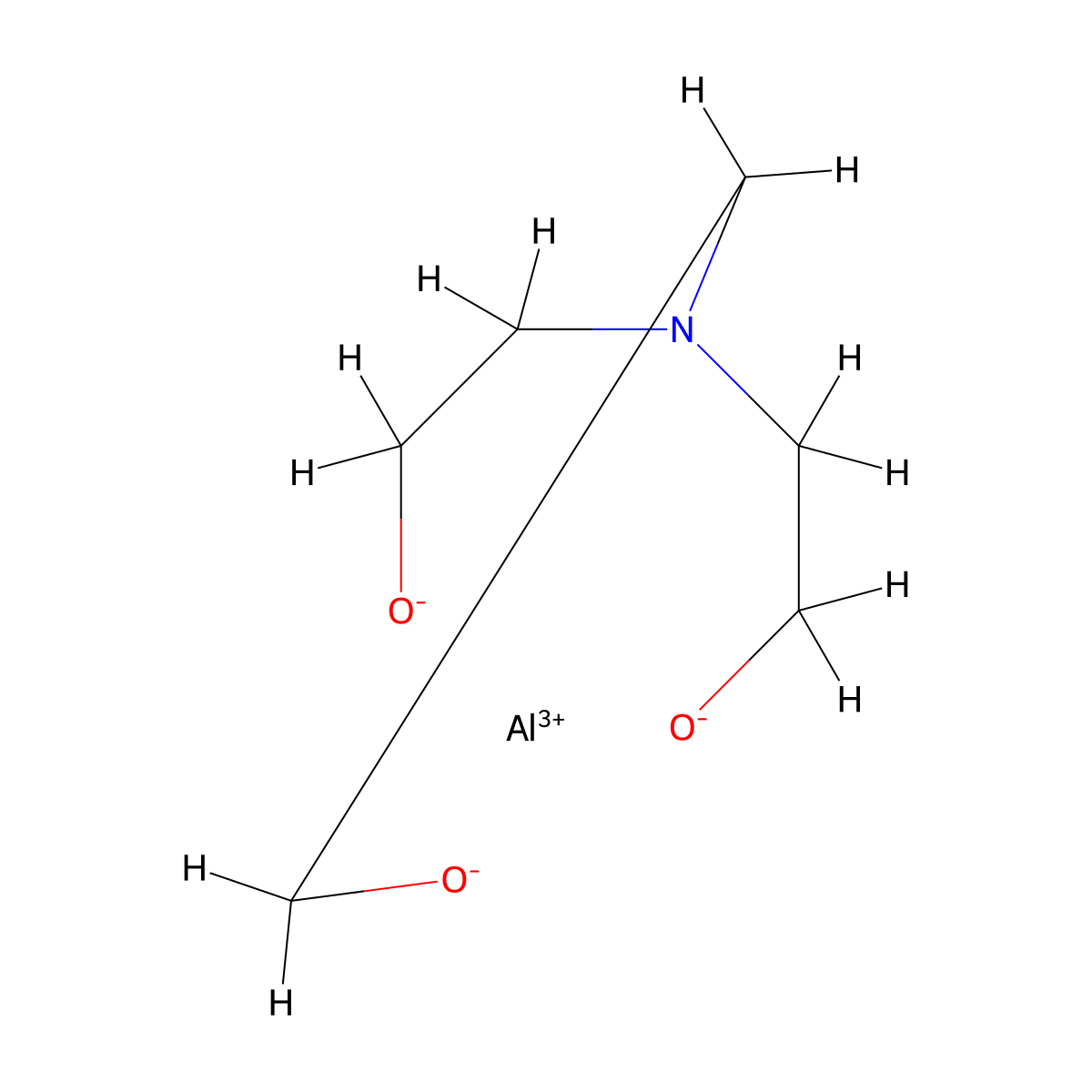 Alumatrane molecular structure, CAS 21863-06-9