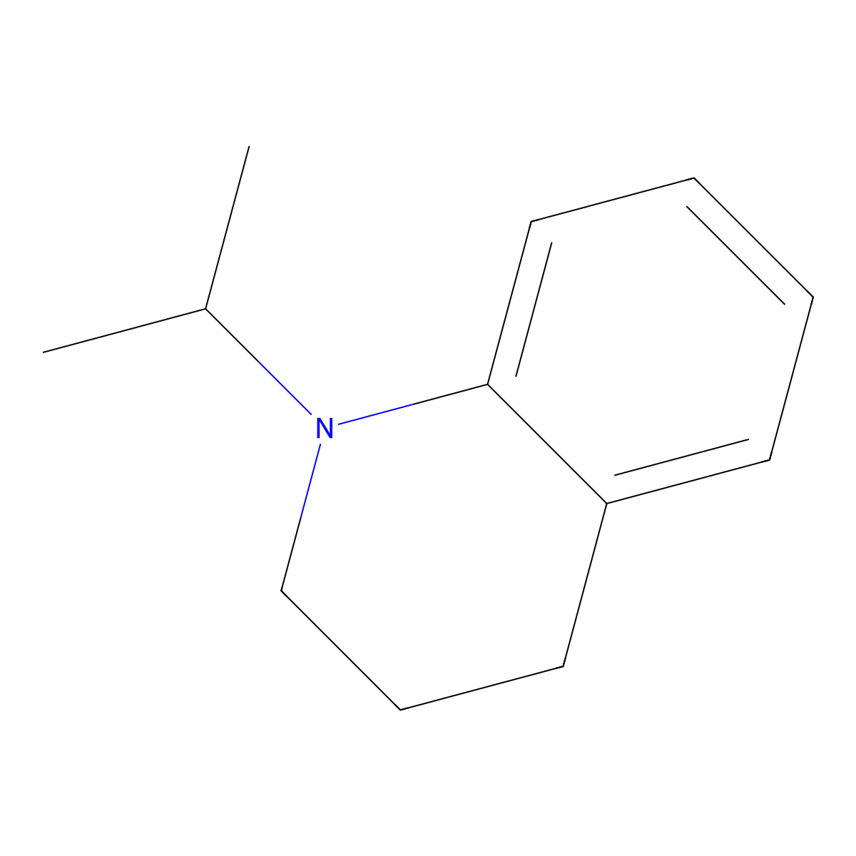 1-Isopropyl-1,2,3,4-tetrahydroquinoline molecular structure, CAS 21863-25-2