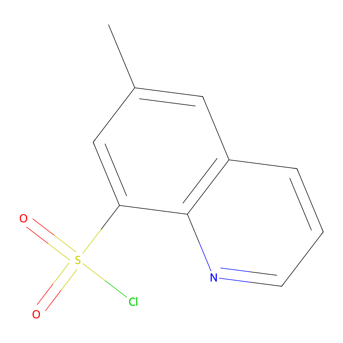 6-Methylquinoline-8-sulfonyl chloride molecular structure, CAS 21863-51-4