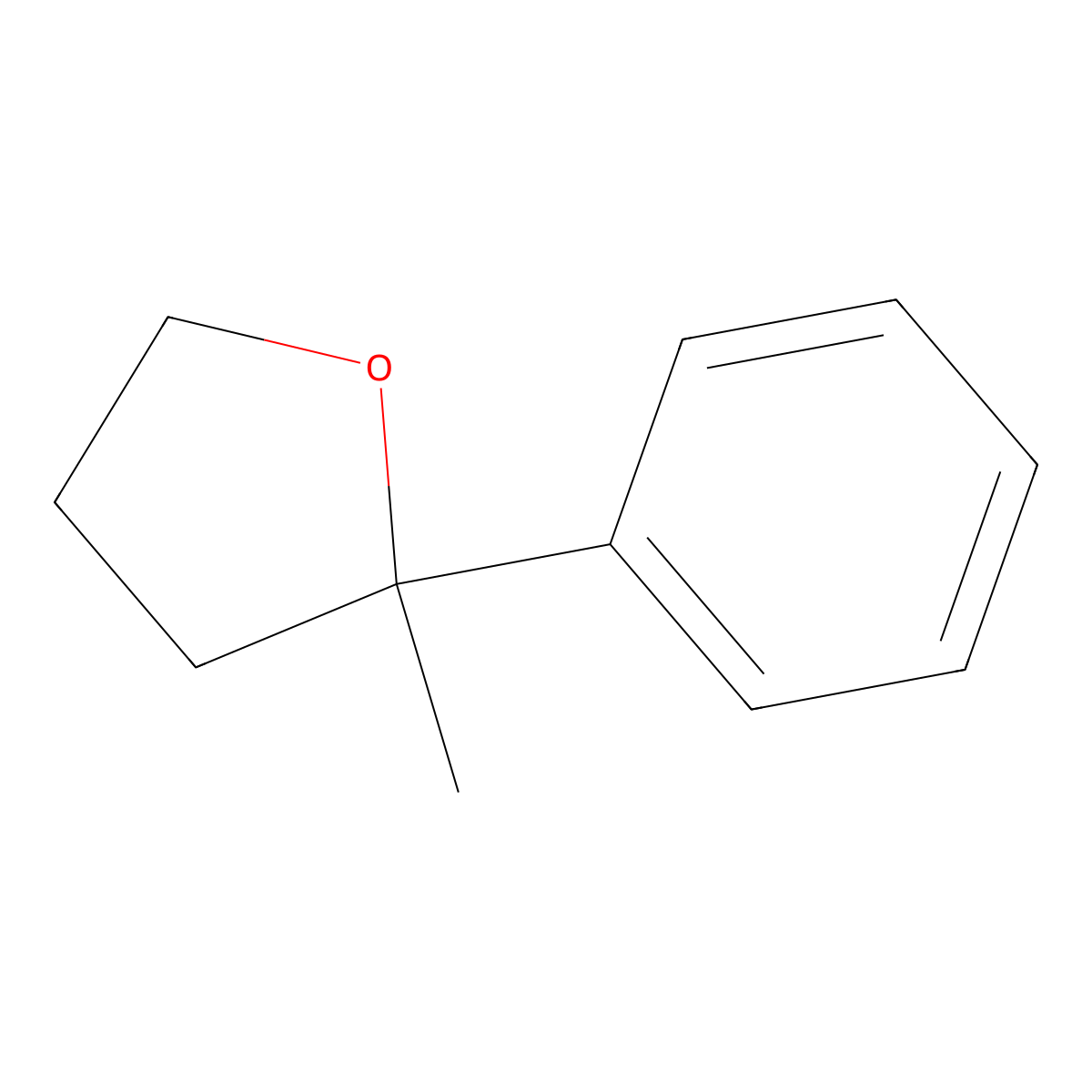 2-Methyl-2-phenyloxolane molecular structure, CAS 21865-78-1