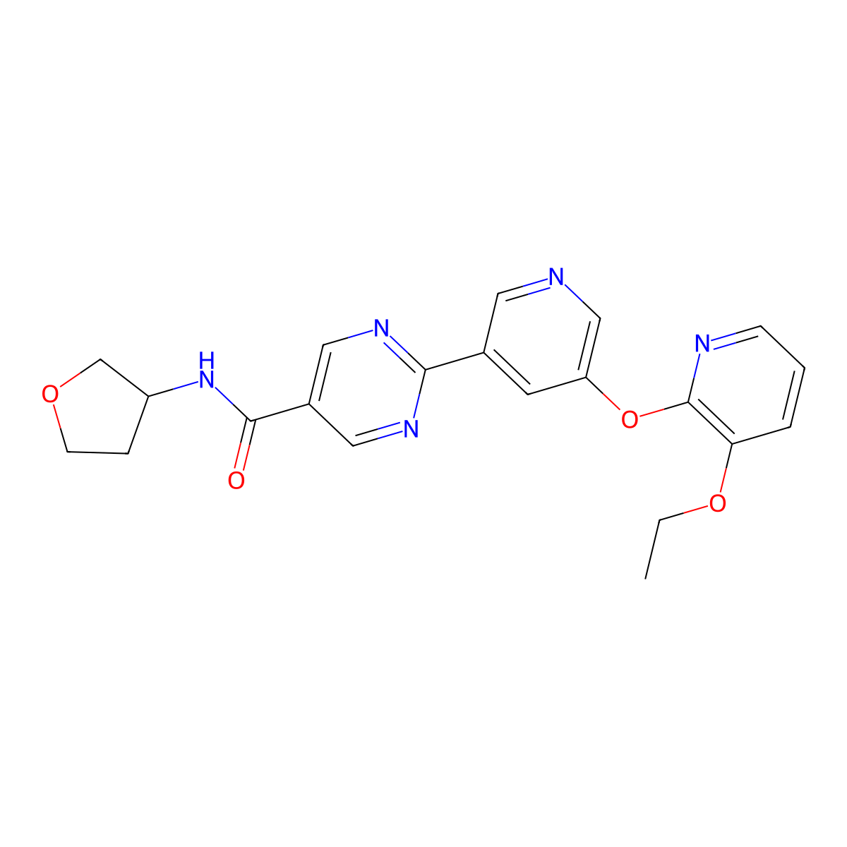 Ervogastat molecular structure, CAS 2186700-33-2