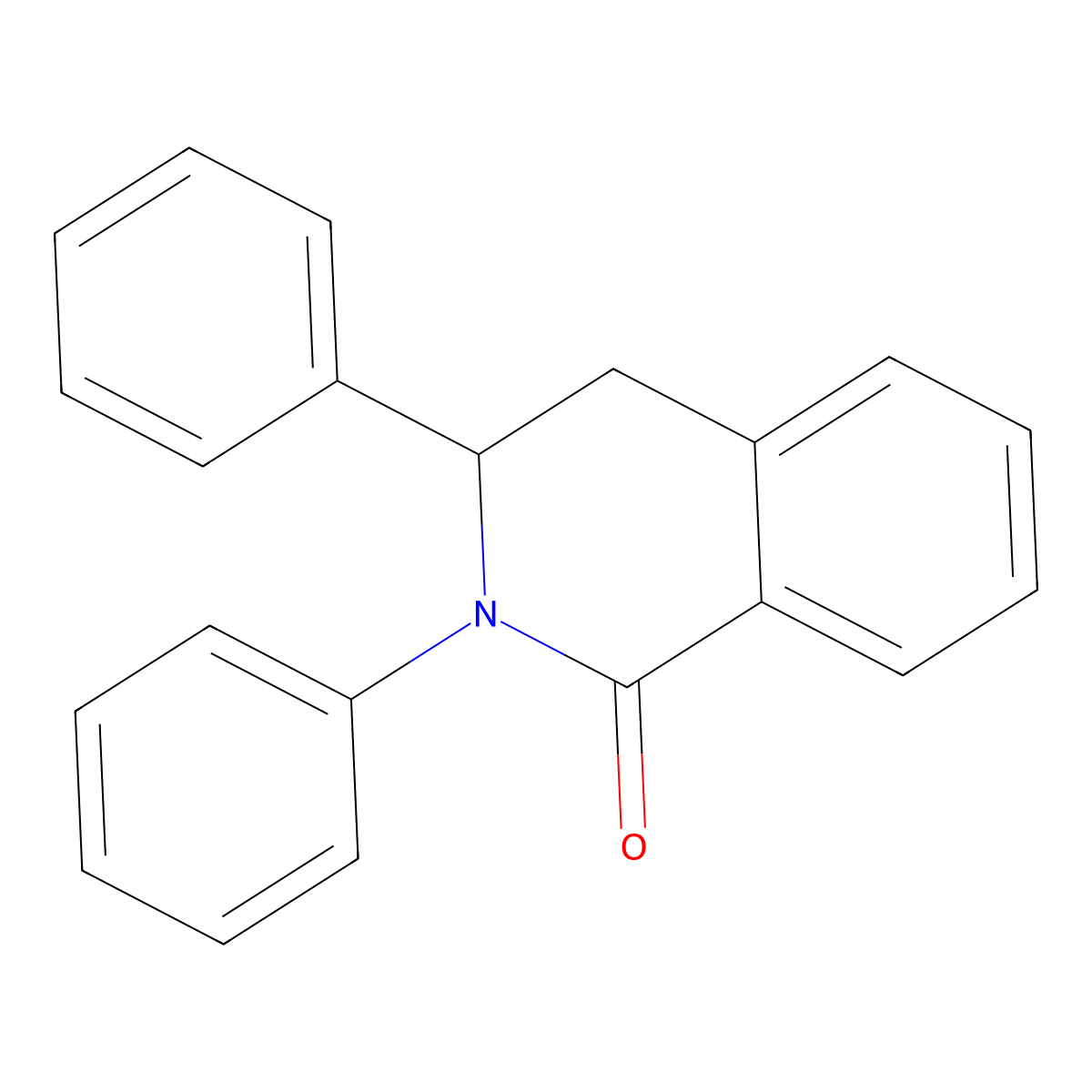 2,3-Diphenyl-3,4-dihydroisoquinolin-1-one molecular structure, CAS 21868-93-9