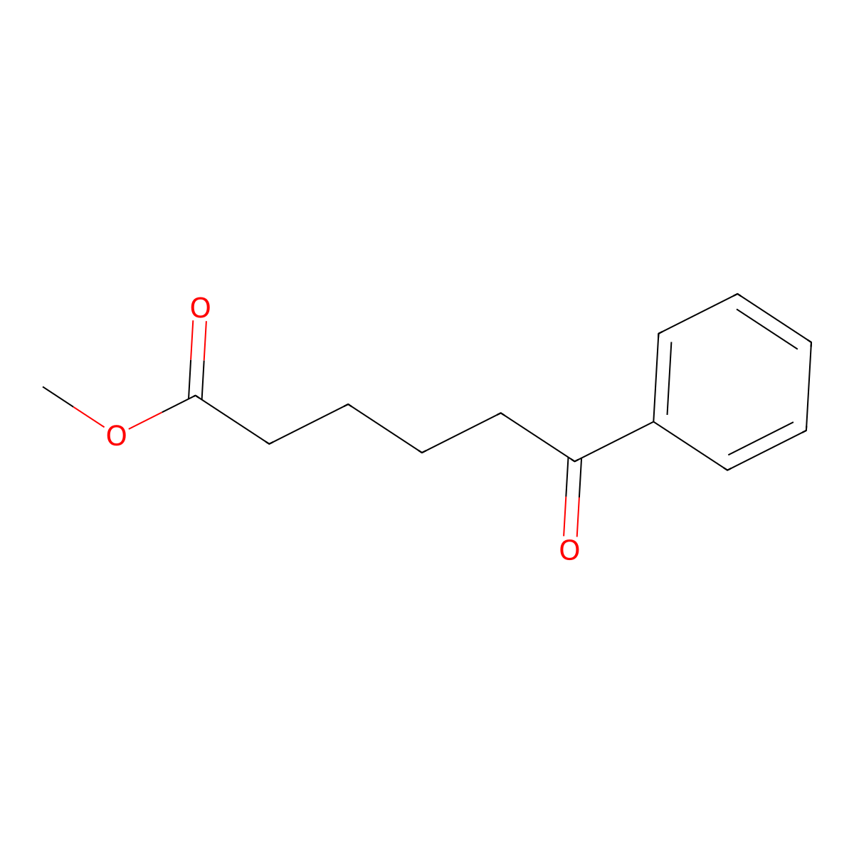 Methyl 6-oxo-6-phenylhexanoate molecular structure, CAS 21876-11-9