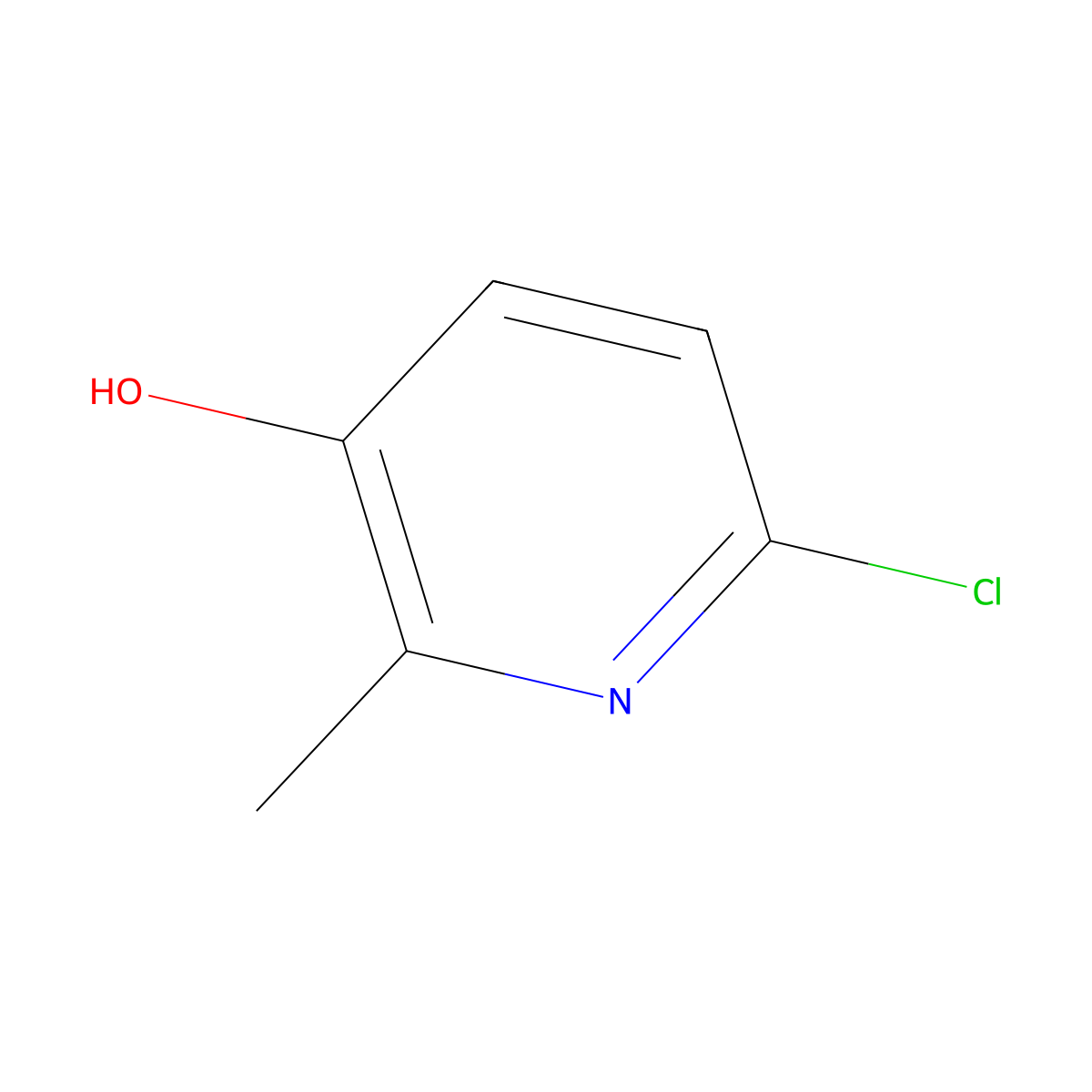 6-Chloro-2-methylpyridin-3-ol molecular structure, CAS 218770-02-6