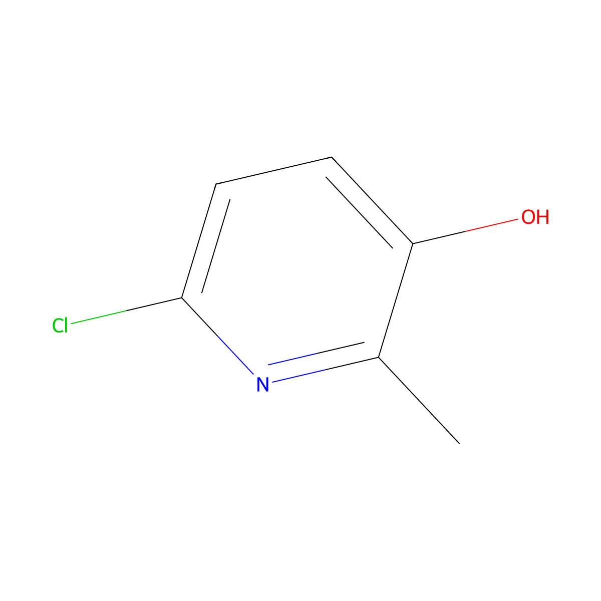 6-Chloro-2-methylpyridin-3-ol molecular structure, CAS 218770-02-6