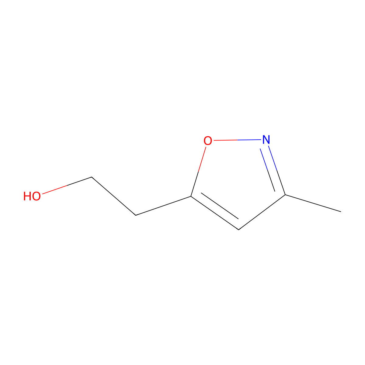 2-(3-Methyl-1,2-oxazol-5-yl)ethan-1-ol molecular structure, CAS 218784-65-7