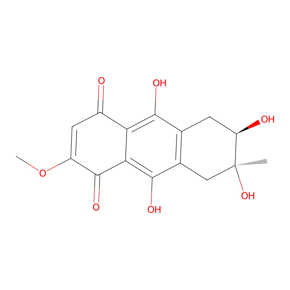 4-Deoxybostrycin molecular structure, CAS 21879-83-4