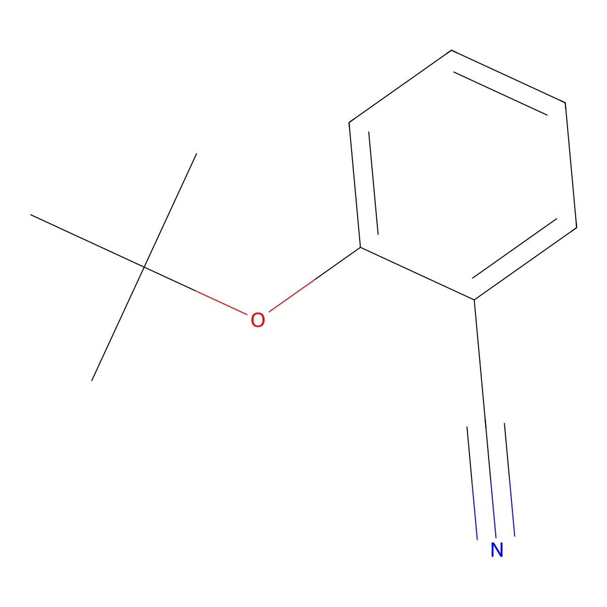 2-(Tert-butoxy)benzonitrile molecular structure, CAS 218797-78-5