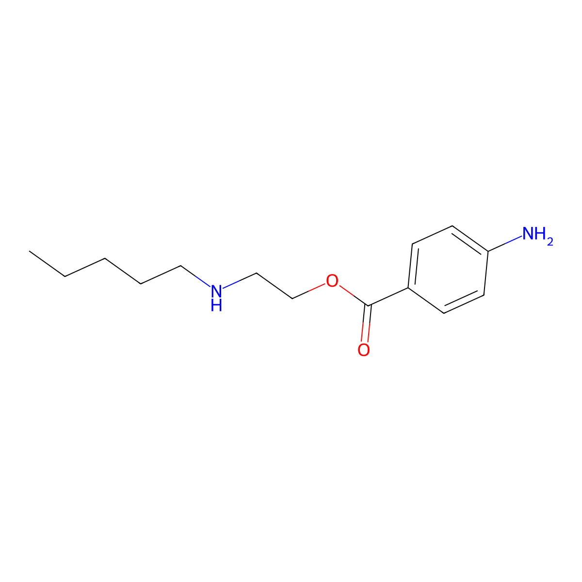 Naepaine molecular structure, CAS 2188-67-2