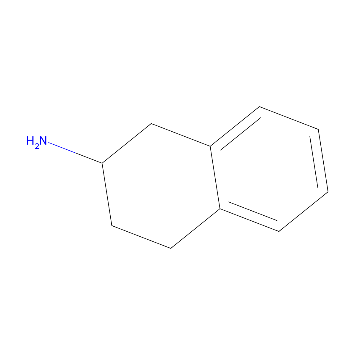 2-Aminotetralin molecular structure, CAS 21880-87-5