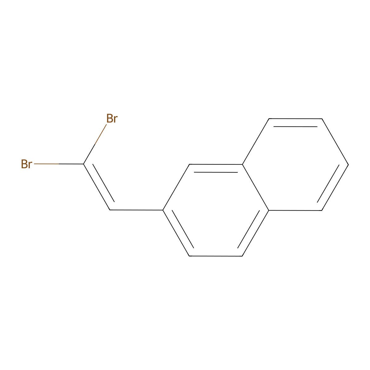 2-(2,2-Dibromoethenyl)naphthalene molecular structure, CAS 218902-65-9