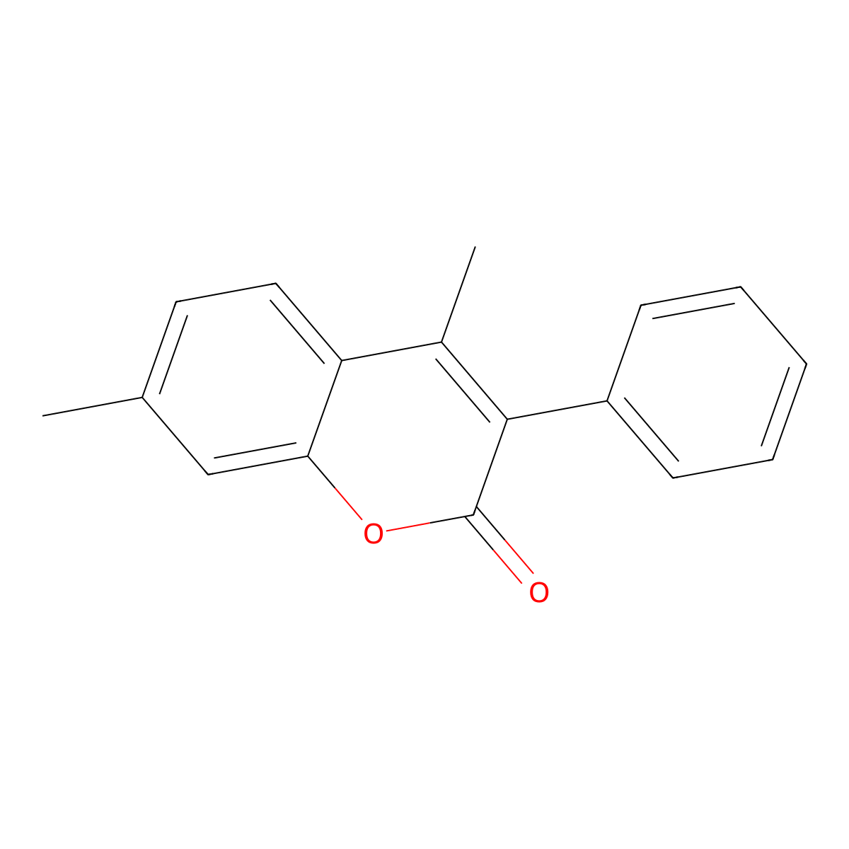 4,7-Dimethyl-3-phenylcoumarin molecular structure, CAS 218932-55-9
