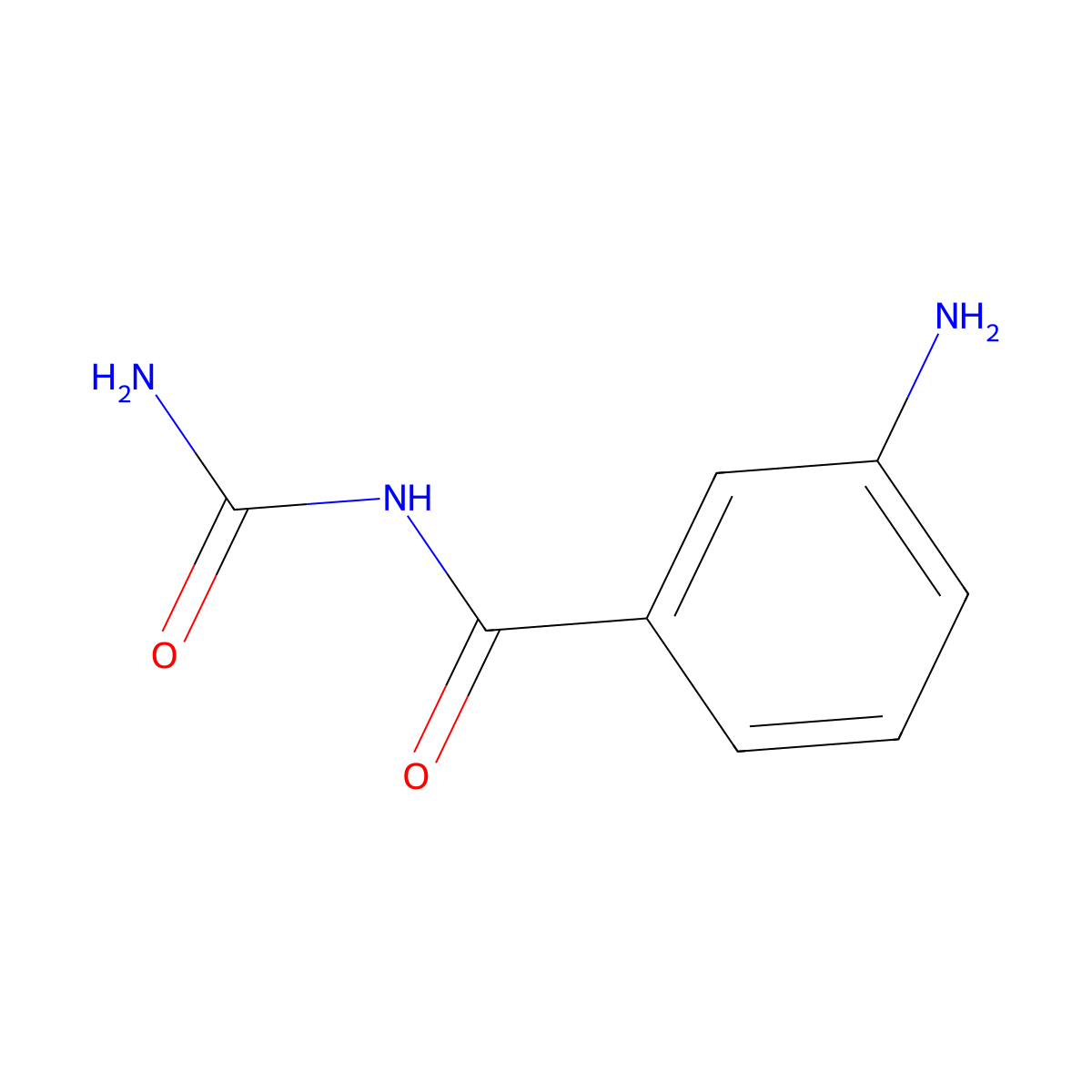 (3-Aminobenzoyl)urea molecular structure, CAS 218935-75-2
