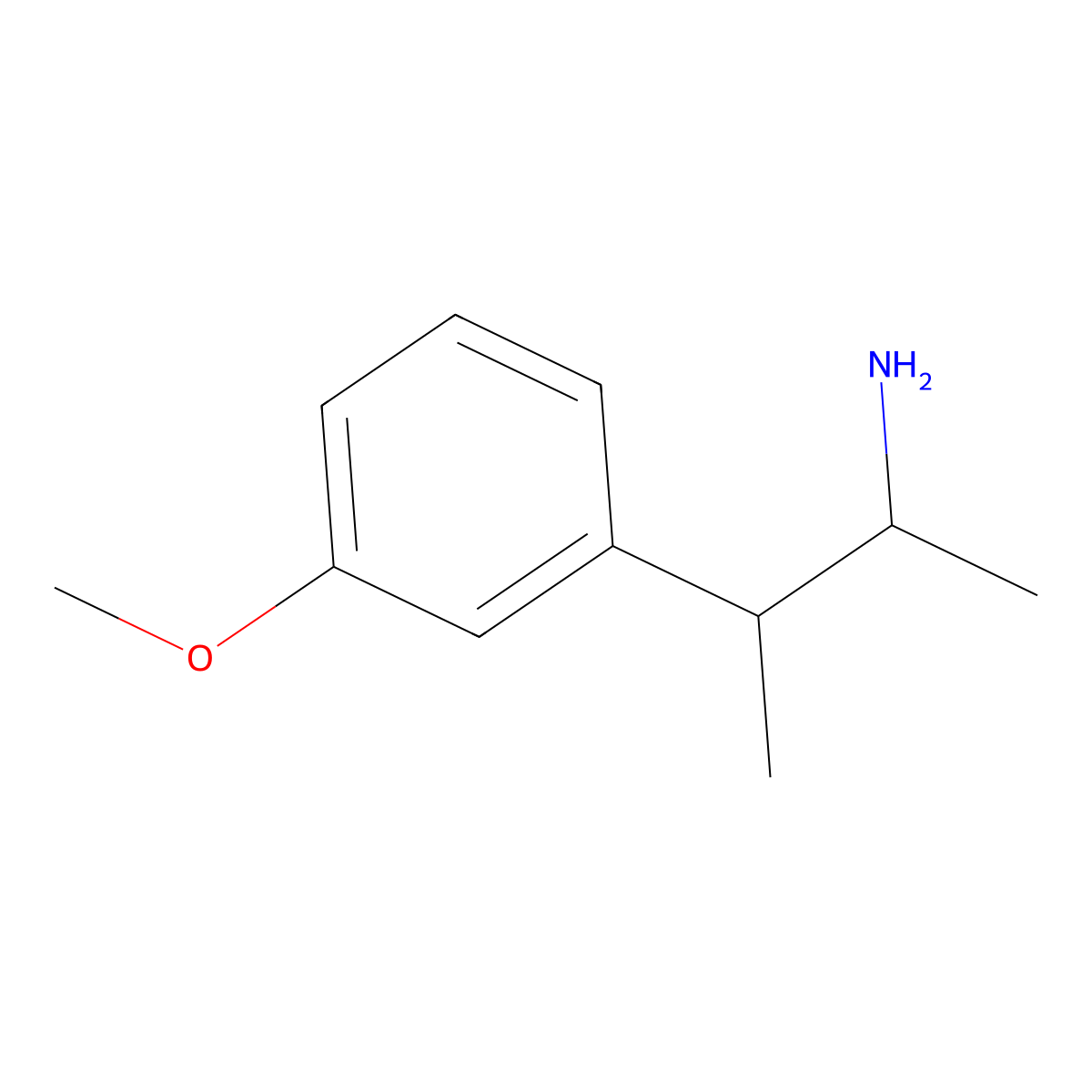 3-(3-Methoxyphenyl)butan-2-amine molecular structure, CAS 21894-68-8