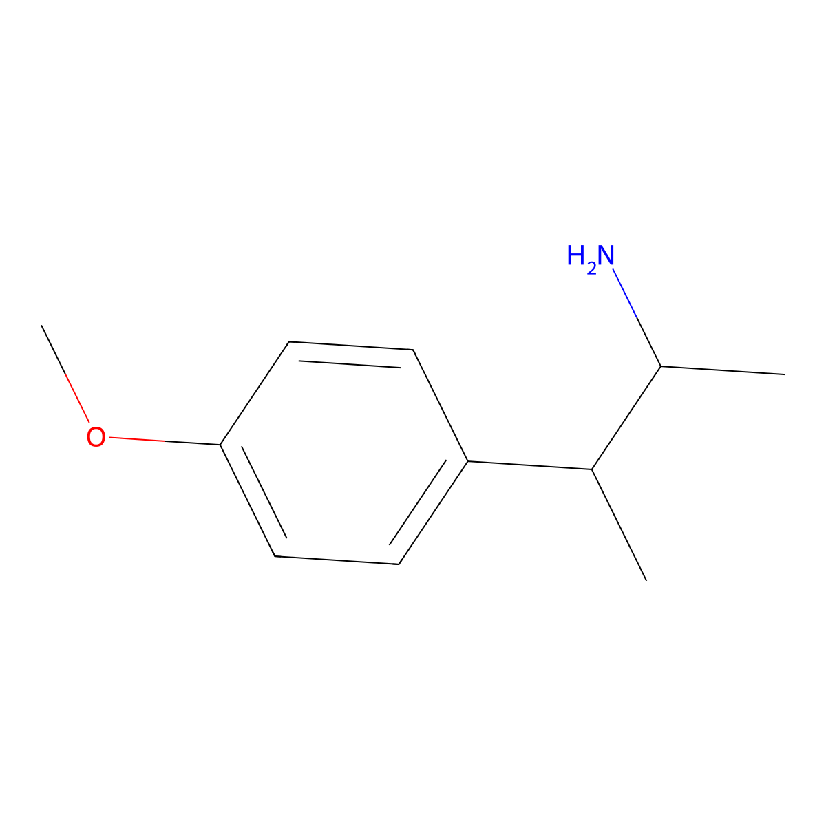 3-(4-Methoxyphenyl)butan-2-amine molecular structure, CAS 21894-69-9